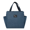 Double pockets Portable lunch bag lunch box insulated canvas tote bag school lunch portable dinner box picnic food storage
